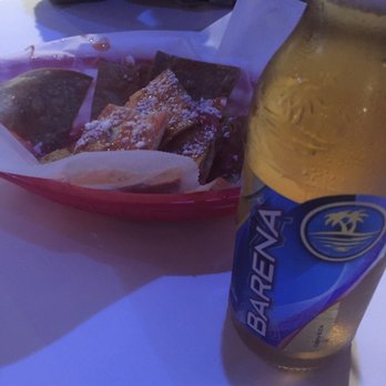 Honduras Kitchen - Bomba chips and beer - Latin American Near Me - Long Beach, California