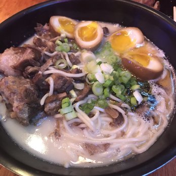 Momi Ramen - Oxtail ramen with extra eggs - Asian Fusion Near Me - Miami, Florida