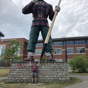 Paul Bunyan Statue - Me and the Big Guy - Landmarks & Historical Buildings Near Me - Bangor, Maine Paul Bunyan Statue - Me and the Big Guy - Landmarks & Historical Buildings Near Me - Bangor, Maine