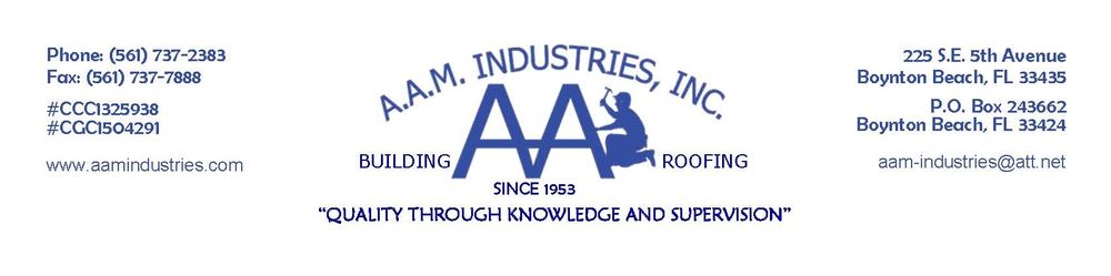 Slide of AAM Industries