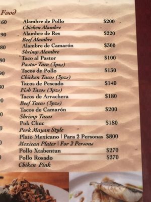 Menu photo 5 Papacito Cocina Puerto Aventuras, ROO