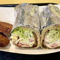 Pita Delite - Gyro Pita with Falafels