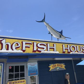 The Fish House - Outside sign - Seafood Near Me - Key Largo, Florida The Fish House - Outside sign - Seafood Near Me - Key Largo, Florida