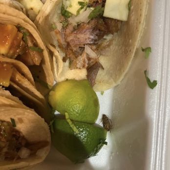 El Gallo Carniceria - 1$ taco with roach - Mexican Near Me - Rialto, California