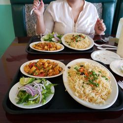 Chicken and rice!