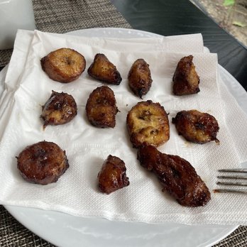 Hotel Riu Dunamar - Fried plantains being blotted of excess oil - Hotels Near Me - Cancun, ROO