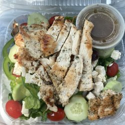Pizza Pal - Greek Salad with grilled chicken