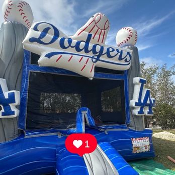 Jump High Jumpers - Dodger Jumper. Dodger Bounce House. - Bounce House Rentals Near Me