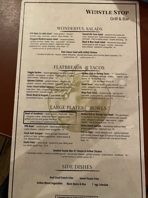 Menu photo 3 Whistle Stop Grill & Bar Safety Harbor, FL Menu photo 3 Whistle Stop Grill & Bar Safety Harbor, FL