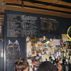 Stolly's - Their menu (camera flash was on)
