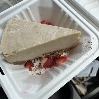 Sanctuary Bistro - The cheesecake. Flavors vary but deliciousness is always on point - Vegan Near Me - Charlotte, North Carolina Sanctuary Bistro - The cheesecake. Flavors vary but deliciousness is always on point - Vegan Near Me - Charlotte, North Carolina