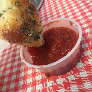 Marinara Pizza - Garlic knots and homemade marinara! - Pizza Near Me - Plano, Texas