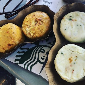 Starbucks - These are the red pepper and another one my gf ordered but all eggbites sousvide are the jam - Coffee & Tea Near Me - Delray Beach, Florida