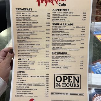 Virgin River Cafe - Menu - Cafes Near Me - Mesquite, Nevada