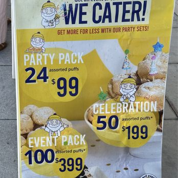 Beard Papa's - Catering options - Desserts Near Me - Tracy, California