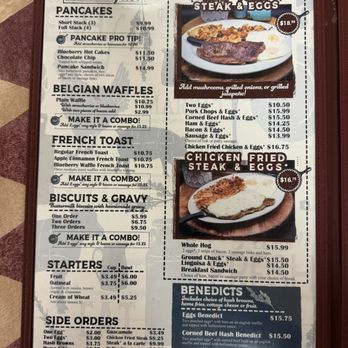 Hometown Cafe - menu - Breakfast & Brunch Near Me - Reno, Nevada
