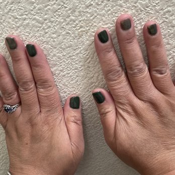 Polished By Pauline - Gel manicure with two fingers cats eyes design - Nail Technicians Near Me - Corona, California Polished By Pauline - Gel manicure with two fingers cats eyes design - Nail Technicians Near Me - Corona, California
