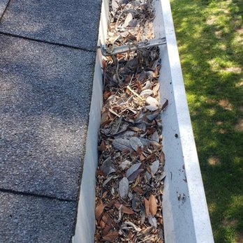 Bresnahan Rain Gutter Cleaning - Rain Gutter- Before - Gutter Services Near Me - Los Angeles, California