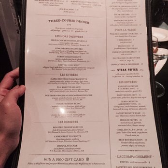 Biff's Bistro - Winterlicious2017 menu - French Near Me - Toronto, Ontario Biff's Bistro - Winterlicious2017 menu - French Near Me - Toronto, Ontario