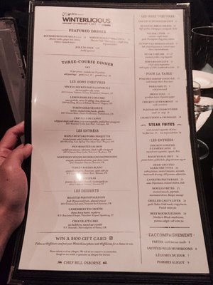 Menu photo 5 Biff's Bistro Toronto, ON