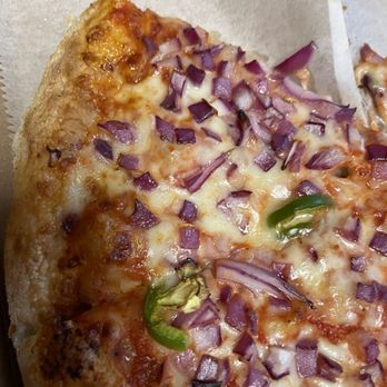 Crust Pizza - Cheese Pizza with jalapeño and onion - Pizza Near Me - Bel Air, Maryland