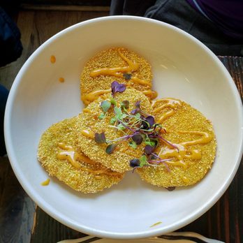 Jacob's Pickles - Grit Crusted Fried Green Tomatoes - Comfort Food Near Me - New York, New York Jacob's Pickles - Grit Crusted Fried Green Tomatoes - Comfort Food Near Me - New York, New York