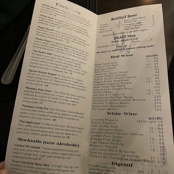 Mercato Mio - Drink menu - Italian Near Me - Camp Hill, Pennsylvania