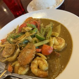 Lemongrass curry with shrimp Lemongrass curry with shrimp