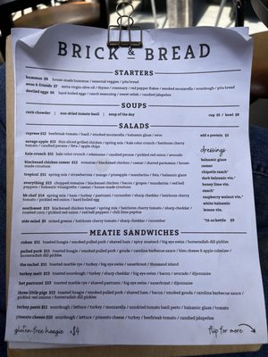 Menu photo 2 Brick & Bread Broken Bow, OK