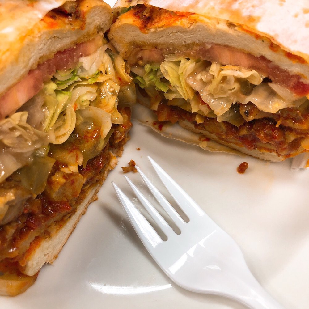 Great Burrito - Al pastor tostada - Mexican Near Me - New York, New York Great Burrito - Al pastor tostada - Mexican Near Me - New York, New York