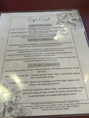 Menu photo 3 Cafe Conti New Orleans, LA