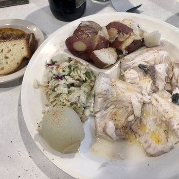 Old Post Office Restaurant - Adult fish boil dinner. - Seafood Near Me - Ephraim, Wisconsin
