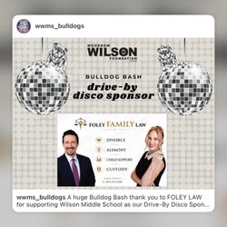 Foley Family Law | William S Foley, PA  - Proudly Supporting Wilson Middle School in South Tampa