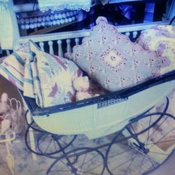 The perfect carriage to decorate a new nursery.