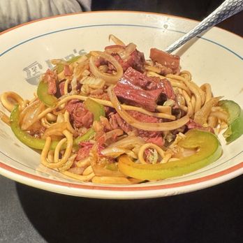 Lan's Noodles & Dumplings - Stir fry noodles beef brisket knife cut - Chinese Near Me - Glendale, Colorado Lan's Noodles & Dumplings - Stir fry noodles beef brisket knife cut - Chinese Near Me - Glendale, Colorado