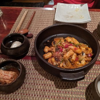 HanGawi - Spicy rice cakes with kimchi - Vegetarian Near Me - New York, New York HanGawi - Spicy rice cakes with kimchi - Vegetarian Near Me - New York, New York