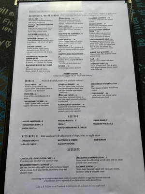 Menu photo 2 Doc's Riverside Grille Centreville, MD