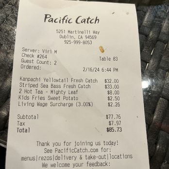 Pacific Catch - Seafood Near Me - Dublin, California