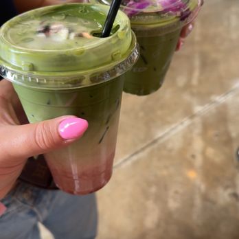 Early Bird Coffee - Strawberry oat milk matcha latte , matcha latte with brown butter pumpkin syrup - Coffee & Tea Near Me - San Antonio, Texas Early Bird Coffee - Strawberry oat milk matcha latte , matcha latte with brown butter pumpkin syrup - Coffee & Tea Near Me - San Antonio, Texas