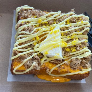 Da Vien Coffee - Cheese Salted Egg Toast - Desserts Near Me - Westminster, California