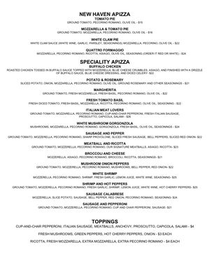 Menu photo 3 Cafe Apizza Forty Fort, PA Menu photo 3 Cafe Apizza Forty Fort, PA