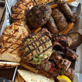 Maria's Mediterranean - Small Meat Platter - Seafood Near Me - Bayside, New York Maria's Mediterranean - Small Meat Platter - Seafood Near Me - Bayside, New York