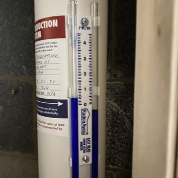 Radon Installation Contractors - Ric installs a vacuum meter that confirms your fan is operating at its original efficiency. - Environmental Abatement Near Me - Alexandria, Virginia