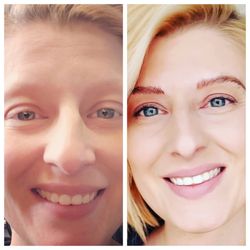 Gloss & Mane - Before & after microblading service