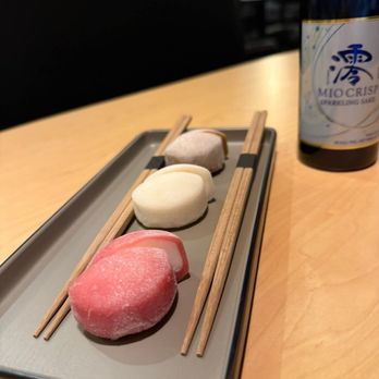 Kase Sake & Sushi - Final course of mochi and sake - Sushi Bars Near Me - Las Vegas, Nevada Kase Sake & Sushi - Final course of mochi and sake - Sushi Bars Near Me - Las Vegas, Nevada