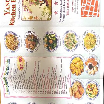 Kitchen Express - a menu for a chinese restaurant - Chinese Near Me - Brockport, New York