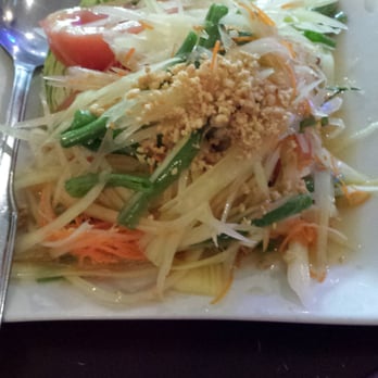 Thai Purple - Green papaya salad (medium spicy) - Thai Near Me - Alhambra, California Thai Purple - Green papaya salad (medium spicy) - Thai Near Me - Alhambra, California