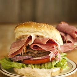 California Burgers - Colossal Burger with Pastrami