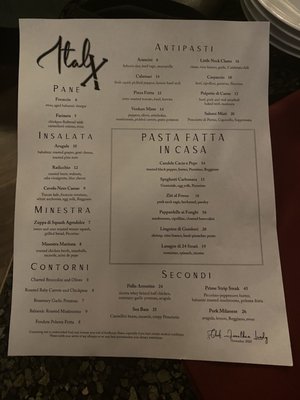 Menu photo 5 ItalX Lexington, KY
