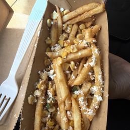 This was a joke, I payed $7 for this pathetic small portion of fries that looked nothing at all like the pictures